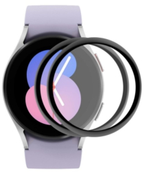 Set 2 folii de protectie smartwatch 3D compatibile Samsung Galaxy watch 4 44mm 