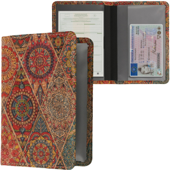 Husa pentru documente auto Kwmobile Multicolor Pluta 59558.01 