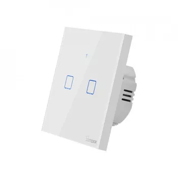 Intrerupator Smart cu Touch Sonoff T0 EU TX WiFi 2 canale 