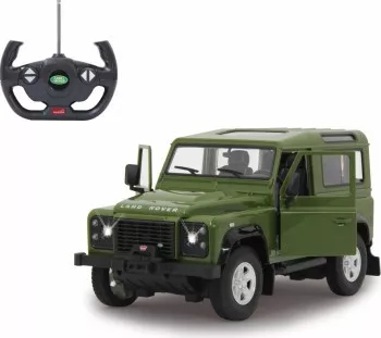 Masina RC cu telecomanda Land Rover Defender / Lungime 29 cm / Scara 1 14 / 2.4 Ghz / Lumini LED fata / 6+ 