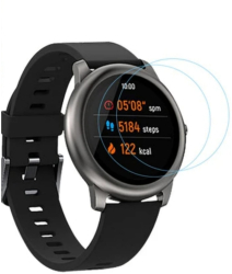 Set 2 folii de protectie din sticla securizata pentru smartwatch 2.5D 9H compatibile cu Haylou Solar LS05 