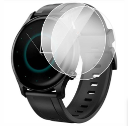 Set 2 folii de protectie din sticla securizata pentru smartwatch 2.5D 9H compatibile cu Xiaomi Huami LS04 / RS3 