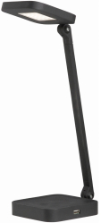 Lampă LED de birou Maxcom ML1001 control tactil USB 5V/1A 7W 300 lm temperatura lumina 4000K Negru clasa energetică G