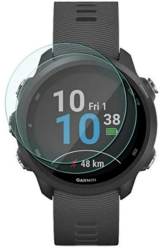 Set 2 folii de protectie din sticla securizata pentru smartwatch 2.5D 9H compatibile cu Garmin Forrunner 245 / 245music 