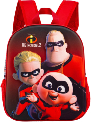 Ghiozdan The Incredibles Red Small 3D 26 X 31 X 11 cm 26 X 31 X 11 cm Baieti Neechipat Multicolor Prescolari
