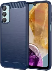 Husa pentru Samsung Galaxy M15 - Techsuit Carbon Silicone - Blue 