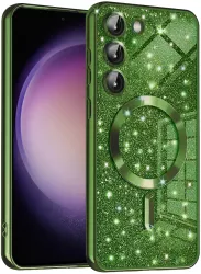 Husa pentru Samsung Galaxy S23 Plus - Techsuit Luxury Glitter MagSafe - Deep Green 