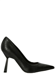 Pantofi Guess cu logo perforat si varf ascutit Negru 36 EU 