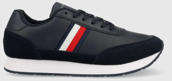 Pantofi Tommy Hilfiger Core Eva Runner Corporate Lea FM0FM04397 Albastru 45 EU 