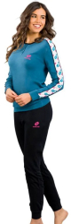Pijama bumbac dama Lotto LP6069 Verde samarald XL INTL 