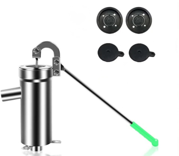 Pompa de apa manuala din INOX Set 2 garnituri de rezerva incluse 