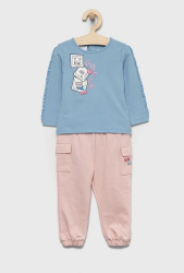Trening fete Guess A2YG09 Albastru/Roz 12 luni 80 CM 