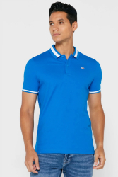 Tricou polo Barbati Tommy Jeans DM0DM12220 Albastru S INTL 