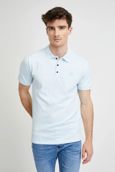 Tricou polo Guess M2RP60 Albastru deschis XL INTL 