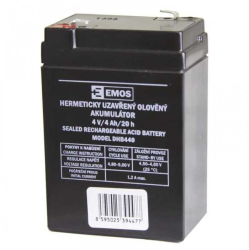 Acumulator plumb acid 4V 4Ah 70x47x101mm Emos 