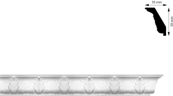 Bagheta colturi 50x35 mm 2 m 