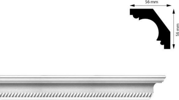 Bagheta colturi 56x56 mm 2 m 