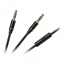 Cablu JACK 3.5 mm cu microfon casti STREET / WAVE 1.2m Kruger&Matz 