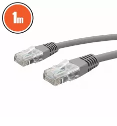 Cablu UTP patch RJ45 8p8c CAT5e 1m gri 