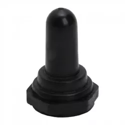 Capison ermetic din siliconic pentru comutatoare cu brat 16.5x26 mm negru 