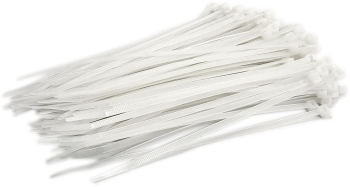 Coliere fasete alb set 50 buc 4.8x250 mm Strend Pro 