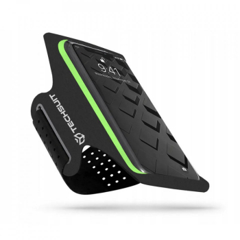 Husa de Brat pentru Telefon max 6.5 - Techsuit TH10 - Black / Green 