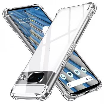Husa pentru Google Pixel 7 - Techsuit Shockproof Clear Silicone - Clear 