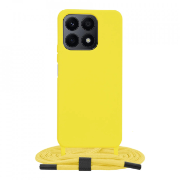 Husa pentru Honor X8a - Techsuit Crossbody Lanyard - Yellow 