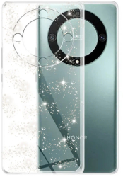 Husa pentru Honor X9a - Techsuit SparkleSkin Series - Clear 
