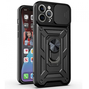 Husa pentru iPhone 12 Pro Max - Techsuit CamShield Series - Black 