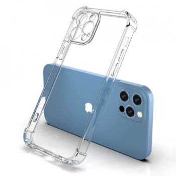 Husa pentru iPhone 12 Pro Max - Techsuit Shockproof Clear Silicone - Clear 