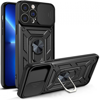 Husa pentru iPhone 13 Pro Max - Techsuit CamShield Series - Black 