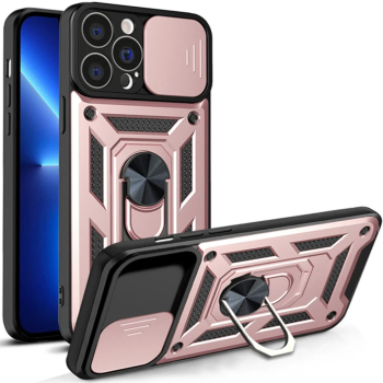 Husa pentru iPhone 13 Pro Max - Techsuit CamShield Series - Rose Gold 