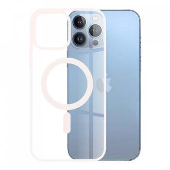 Husa pentru iPhone 13 Pro Max - Techsuit MagSafe Pro - Nude Pink 
