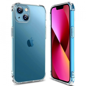 Husa pentru iPhone 13 - Techsuit Shockproof Clear Silicone - Clear 
