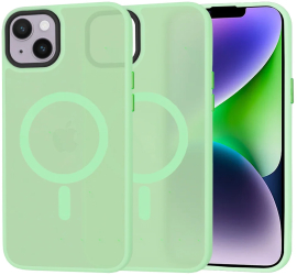Husa pentru iPhone 14 Plus - Techsuit HaloFrostA MagSafe Series - Light Green 
