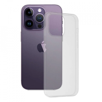 Husa pentru iPhone 14 Pro Max - Techsuit Clear Silicone - Transparent 