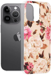 Husa pentru iPhone 14 Pro Max - Techsuit Marble Series - Mary Berry Nude 