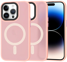 Husa pentru iPhone 14 Pro - Techsuit HaloFrostA MagSafe Series - Pink 