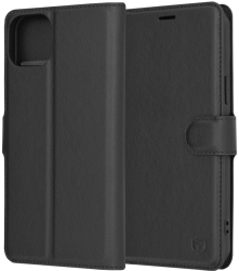 Husa pentru iPhone 15 Plus - Techsuit Leather Folio - Black