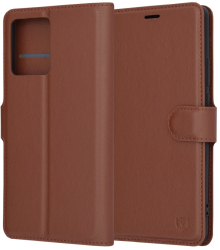 Husa pentru Motorola Edge 40 / Edge 2023 - Techsuit Leather Folio - Brown 