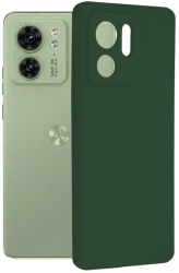 Husa pentru Motorola Edge 40 / Edge 2023 - Techsuit Soft Edge Silicone - Dark Green