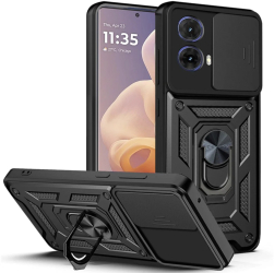 Husa pentru Motorola Moto G85 - Techsuit CamShield Series - Black 