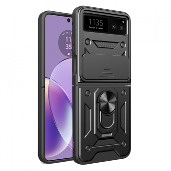 Husa pentru Motorola Razr 40 - Techsuit CamShield Series - Black 