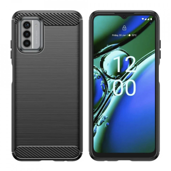 Husa pentru Nokia G42 - Techsuit Carbon Silicone - Black 