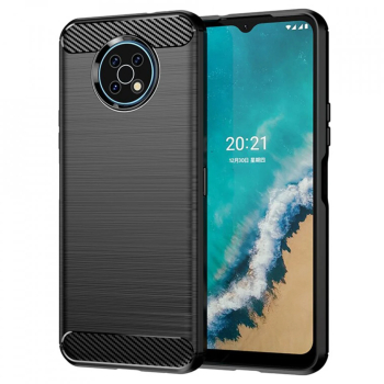 Husa pentru Nokia G50 - Techsuit Carbon Silicone - Black 