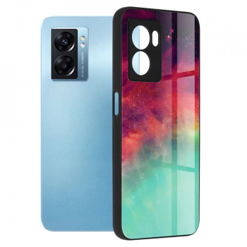 Husa pentru Oppo A77 5G - Techsuit Glaze Series - Fiery Ocean 