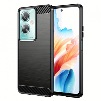 Husa pentru Oppo A79 5G / OnePlus Nord N30 SE - Techsuit Carbon Silicone - Black 
