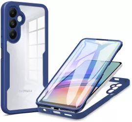 Husa pentru Samsung Galaxy A05s + Folie - Techsuit ColorVerse 360 Series - Blue 