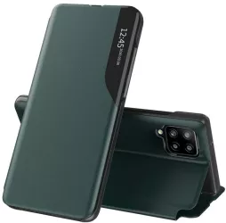 Husa pentru Samsung Galaxy A12 / A12 Nacho - Techsuit eFold Series - Dark Green 